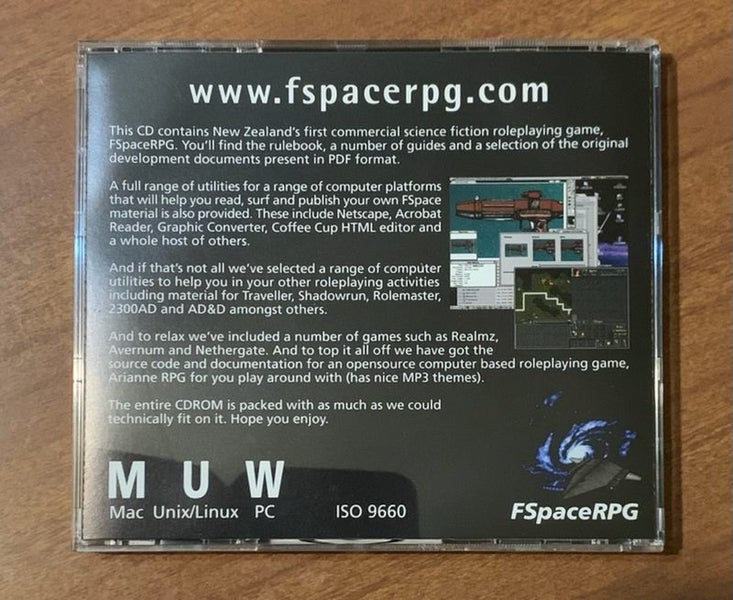 FSpaceRPG 2001 CDROM Carousel 2