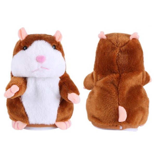 Cute Talking Plush Hamster Repeats What You Say Interactive Toys Carousel 6