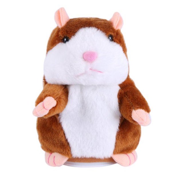 Cute Talking Plush Hamster Repeats What You Say Interactive Toys Carousel 1