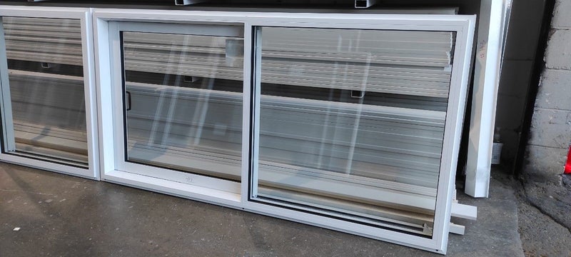 Brand new aluminium sliding window - Arctic White Carousel 2