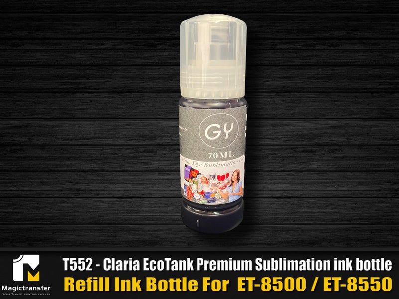 T552 Claria EcoTank Dye Sublimation Refill ink bottle- For ET-8500 and ET-8550 Carousel 3