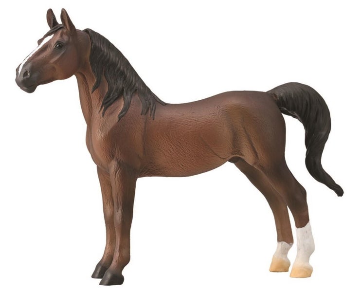 CollectA American Saddlebred Stallion Liver Animal Figurine (Chestnut) Carousel 1
