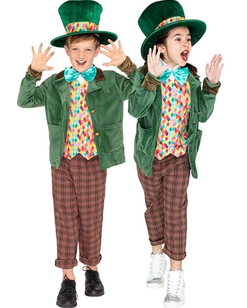 Maddest Hatter Deluxe Kids Costume Carousel 1