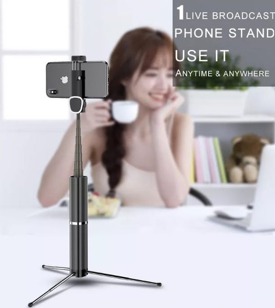 Wireless Selfie Stick With Bluetooth Remote Control & Foldable Monopod Carousel 13