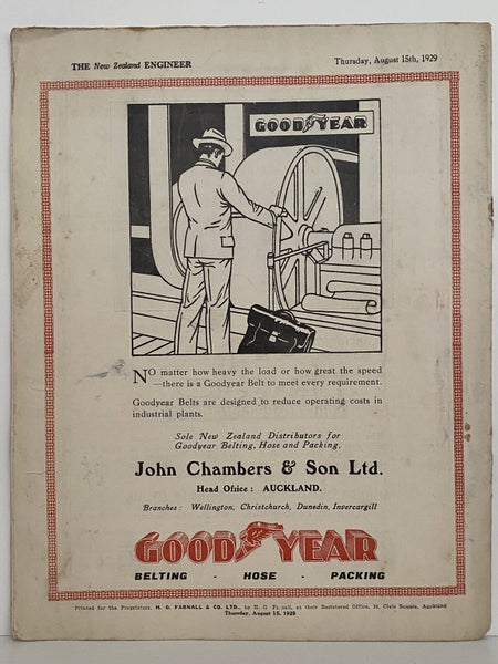 OLD MAGAZINE: The New Zealand Engineer Vol. 6, No. 5 - 15 August 1929 Carousel 2