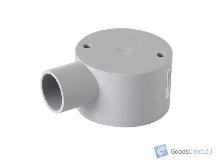 Conduit Junction Box, One Way - 20mm (Grey) - JAJ Carousel 1