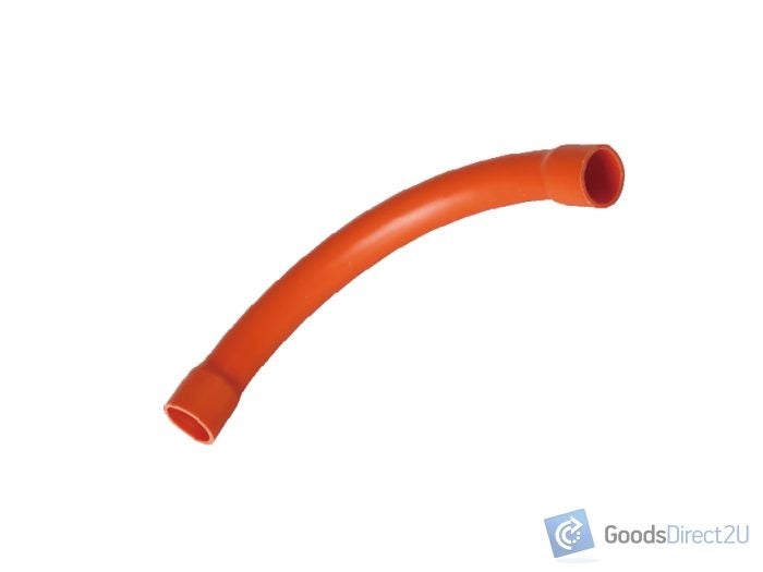 Conduit Elbow - Sweep Bend, 90 Degrees - 20mm (Orange) - JAJ Carousel 1