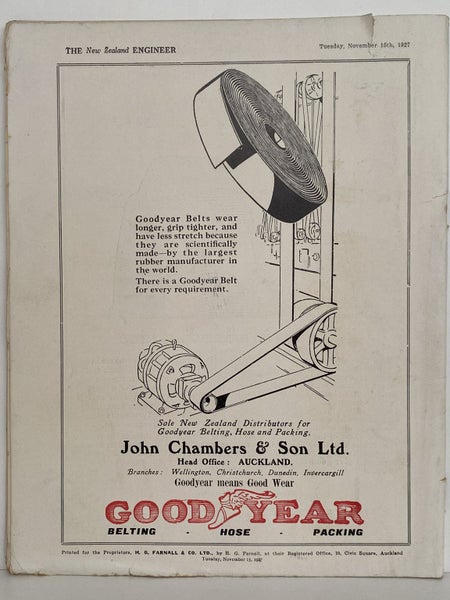 OLD MAGAZINE: The New Zealand Engineer Vol. 4, No. 8 - 15 November 1927 Carousel 2
