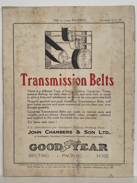 OLD MAGAZINE: The New Zealand Engineer Vol. 2, No. 4 - 15 July 1925 Carousel 2