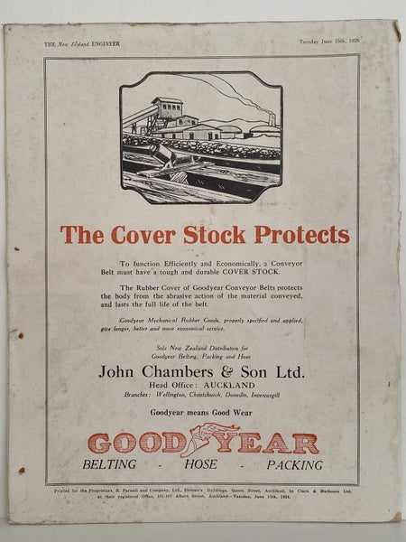 OLD MAGAZINE: The New Zealand Engineer Vol. 3, No. 3 - 15 June 1926 Carousel 2