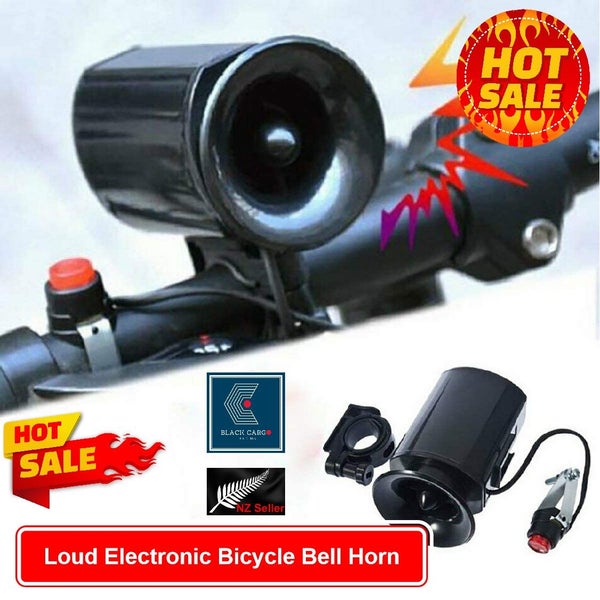 NEW new Electric Bike Horn Bell 6 Sound Modes Waterproof *Clearance* Carousel 2