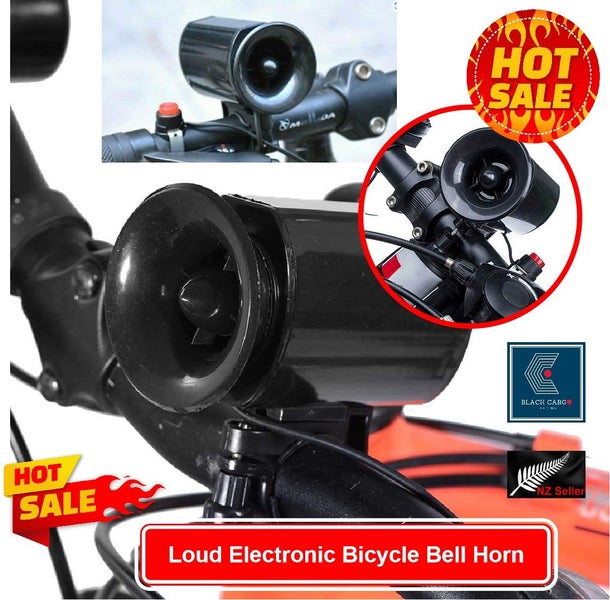 NEW new Electric Bike Horn Bell 6 Sound Modes Waterproof *Clearance* Carousel 1