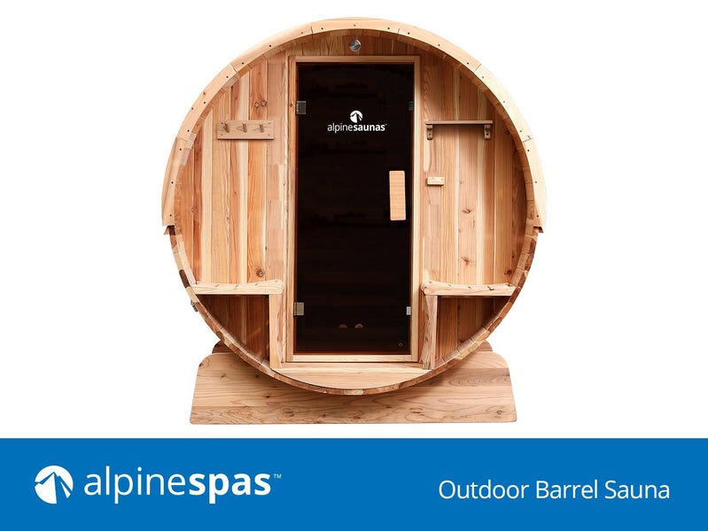 OUTDOOR BARREL SAUNA - ALPINE SPAS Carousel 1