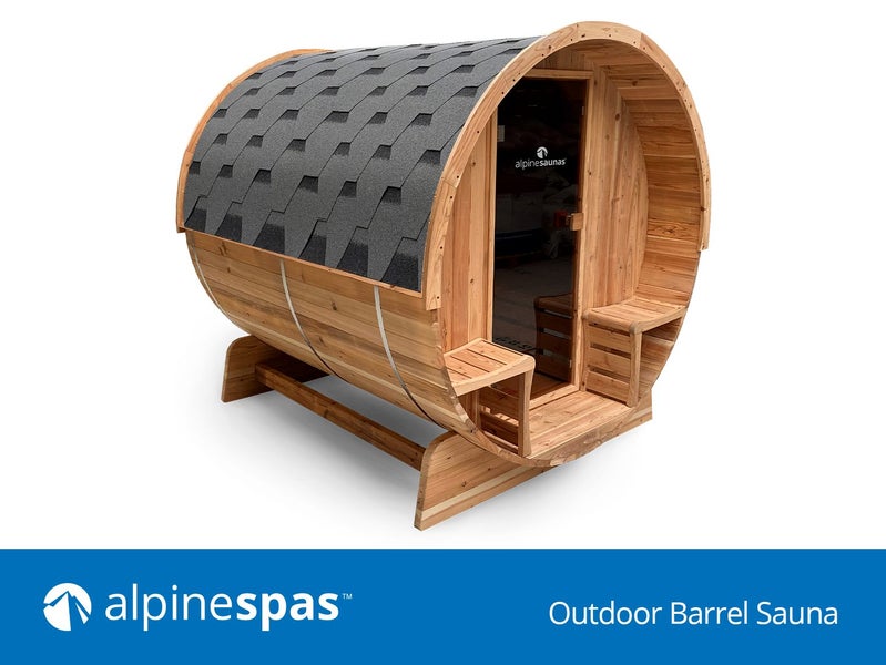 OUTDOOR BARREL SAUNA - ALPINE SPAS Carousel 2