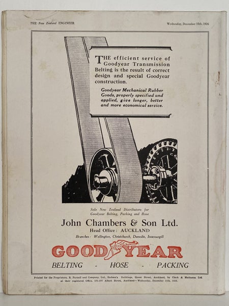 OLD MAGAZINE: The New Zealand Engineer Vol. 3, No. 9 - 15 December 1926 Carousel 2