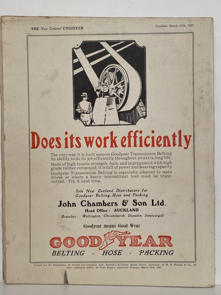 OLD MAGAZINE: The New Zealand Engineer Vol. 3, No. 12 - 15 March 1927 Carousel 2