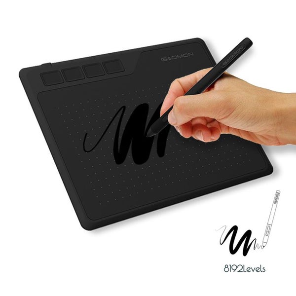 GAOMON S620 6.5 x 4" Digital Graphic Tablet for Drawing Painting&Game OSU 628B Carousel 10