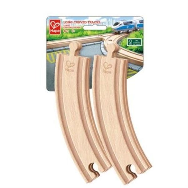 Train Track - Hape Long Curved (4pcs) Carousel 1