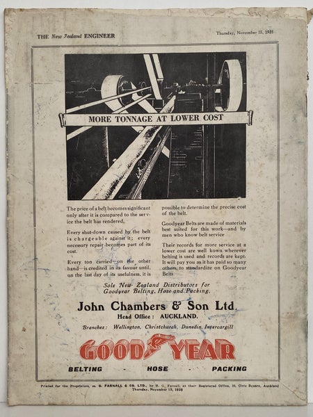 OLD MAGAZINE: The New Zealand Engineer Vol. 5, No. 8 - 15 November 1928 Carousel 2