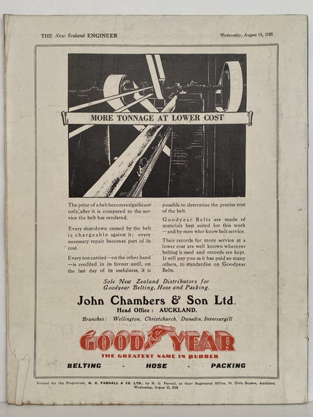 OLD MAGAZINE: The New Zealand Engineer Vol. 5, No. 5 - 15 August 1928 Carousel 2