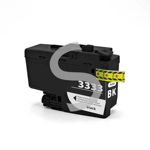 LC3333 BK Compatible ink cartridge for Brother DCPJ1100DW Brother MFCJ1300DW Carousel 1