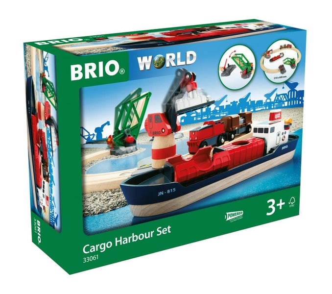 BRIO Cargo Harbour Set, 16 Pieces Carousel 1