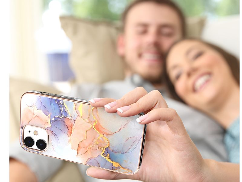 Case Cover for iPhone 12 mini Marble Carousel 5