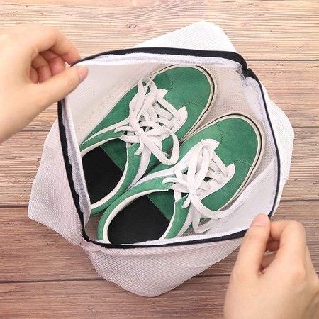 Shoe Wash Bags Set of 3 Reusable Mesh Bags for Shoes Sneakers Carousel 7