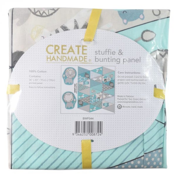 Patchwork Quilting Fabric SAFARI TOY and BUNTING Pan*el Carousel 1
