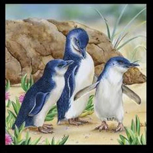 Patchwork Quilting Sewing Fabric Penguin Pelican Platypus Panel 41x110cm Carousel 2