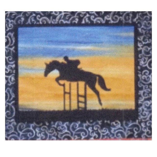 Quilting Sewing Horse Silhouette Quilt Pattern Set 6 Designs NO Fabric Carousel 7
