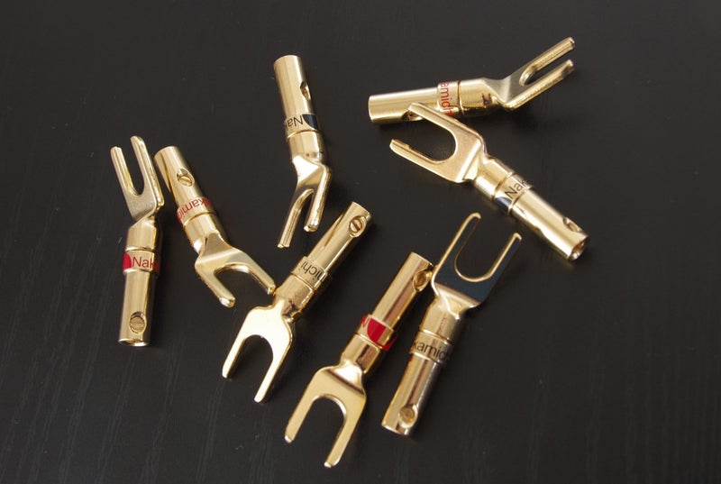 Nakamichi gold spade connectors pairs Carousel 2