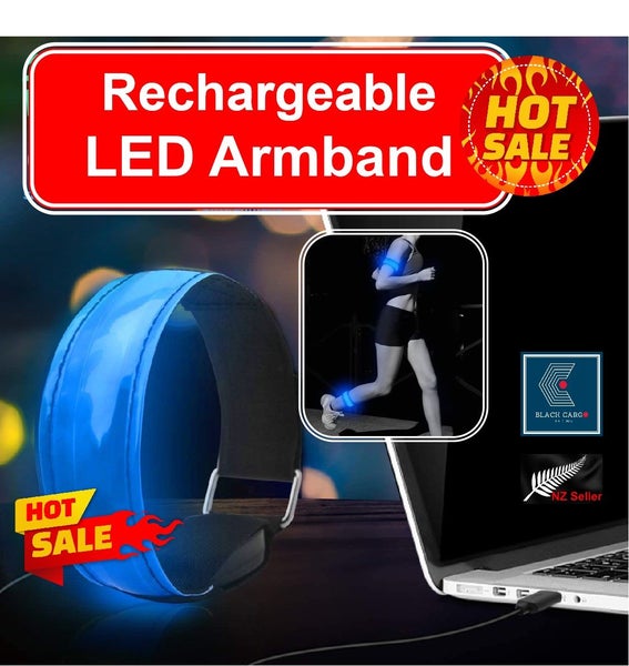 Brand New Rechargeable Reflective Safety Walking Running Jogging *Sale NOW* Carousel 1