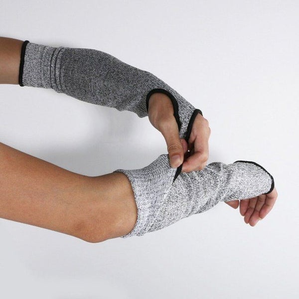 1Pc 36Cm Slash Resistant Heat Resistant Protective Arm Sleeves 5-Level Guard Carousel 6