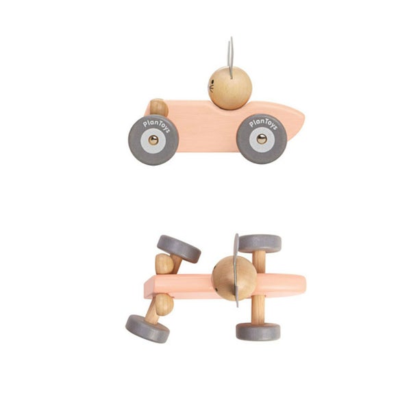PlanToys Pastel Bunny Racing Car Carousel 2