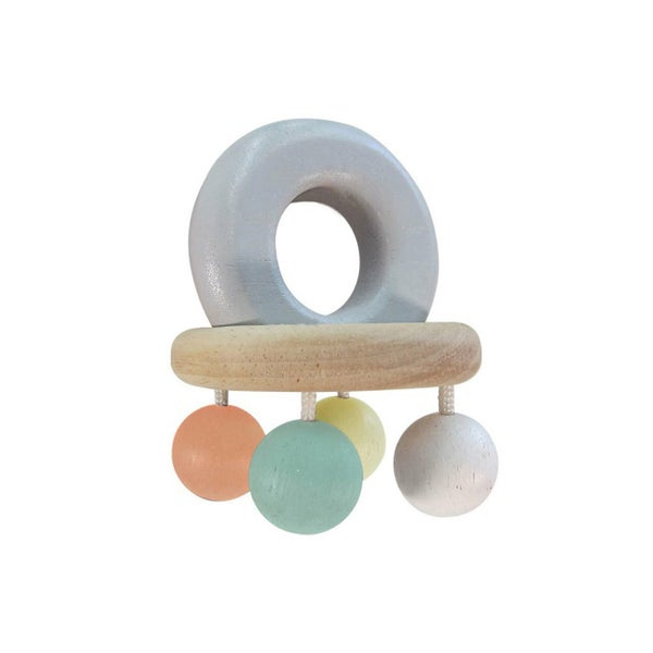 PlanToys Wooden Pastel Bell Rattle Carousel 1