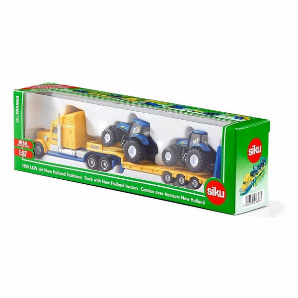 Siku Truck with 2 New Holland Tractors Carousel 1