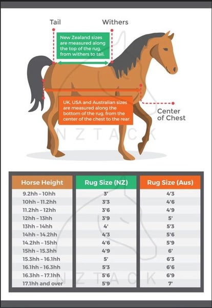 Horse Cover - Summer, Blue & Grey - 84" 600D Carousel 5