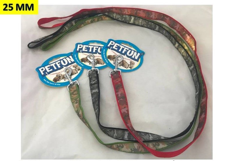 Army Dog Lead 25MM - 110CM- REFLECTIVE CAMO DOG LEAD Carousel 1