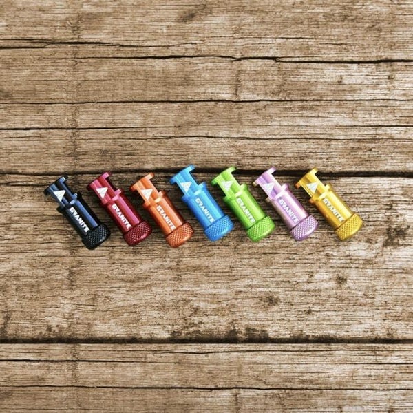 Granite Designs Juicy Nipple CNC Valve Cap Pair With Valve Core Removing Func... Carousel 3