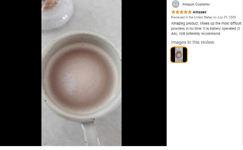 Powerful Cordless High Powered Milk Frother *Local Buy* Carousel 2