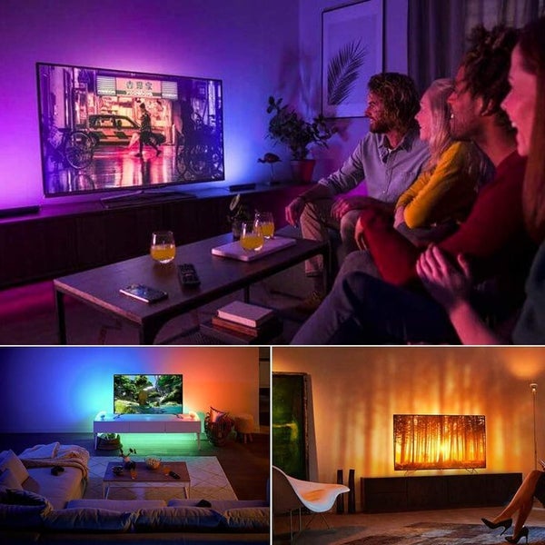 USB LED Strip Light 5M 16 Colours Bluetooth or Remote Carousel 2