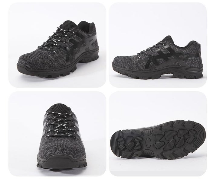 Steel Toe Work Shoes Anti Piercing Lightweight Sneakers Hiking Shoes Carousel 4