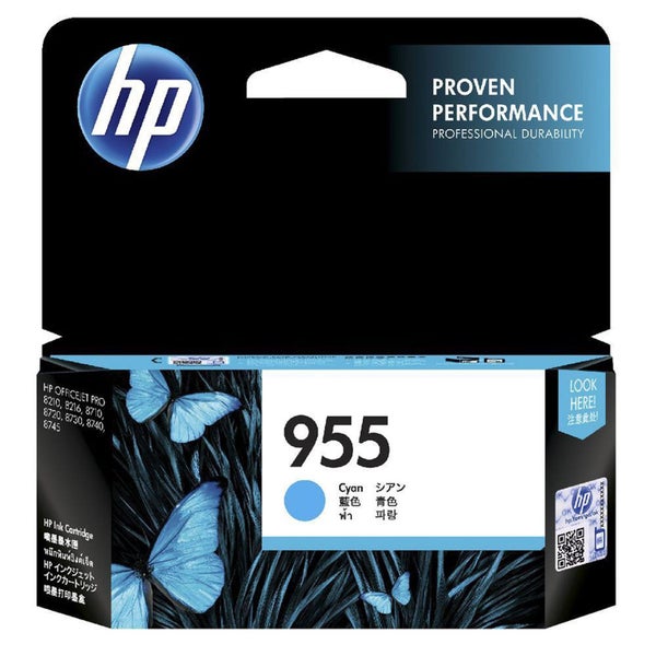 Original HP 955 Cyan Ink Cartridge Toner OfficeJet Pro L0S51AA Carousel 1