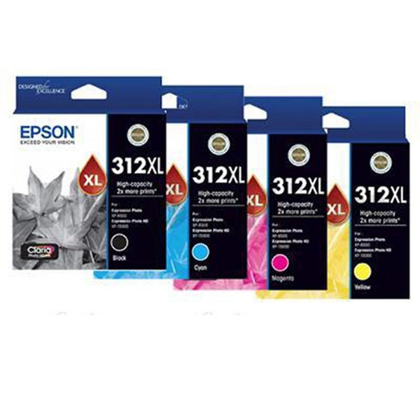 Epson 312XL 4 Colours Ink Cartridge Toner XP-8500 XP-15000 Carousel 1