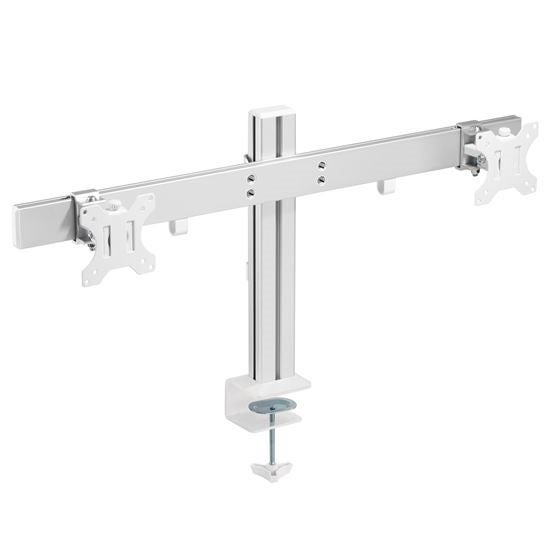 BRATECK 17"-32" Dual Monitor Heavy Duty Desk Mount Arm Carousel 1