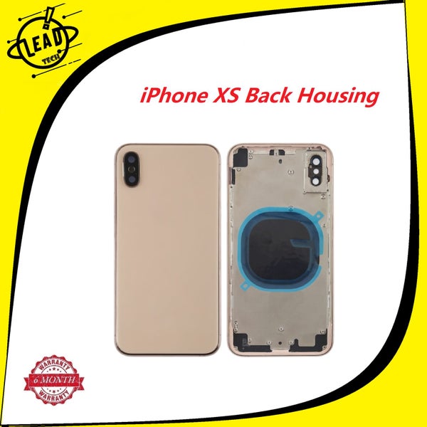 iPhone XS Rear Back Housing- Gold Carousel 1