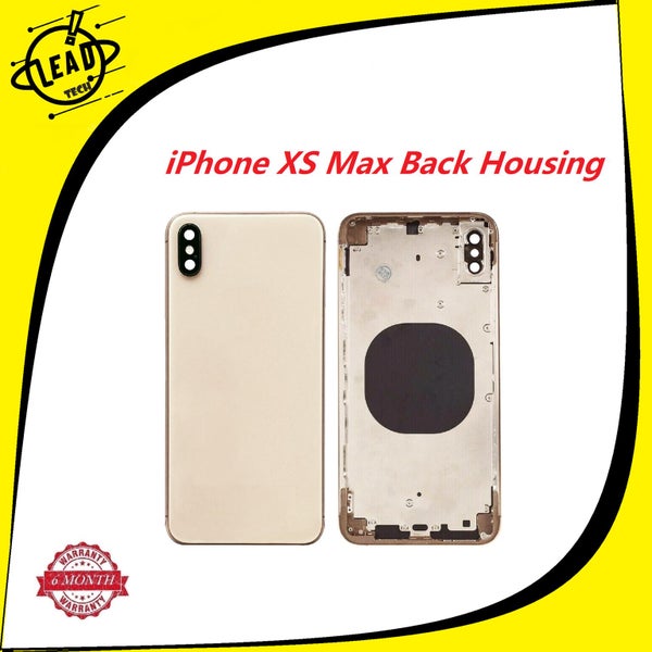 iPhone XS Max Rear Back Housing- Gold Carousel 1