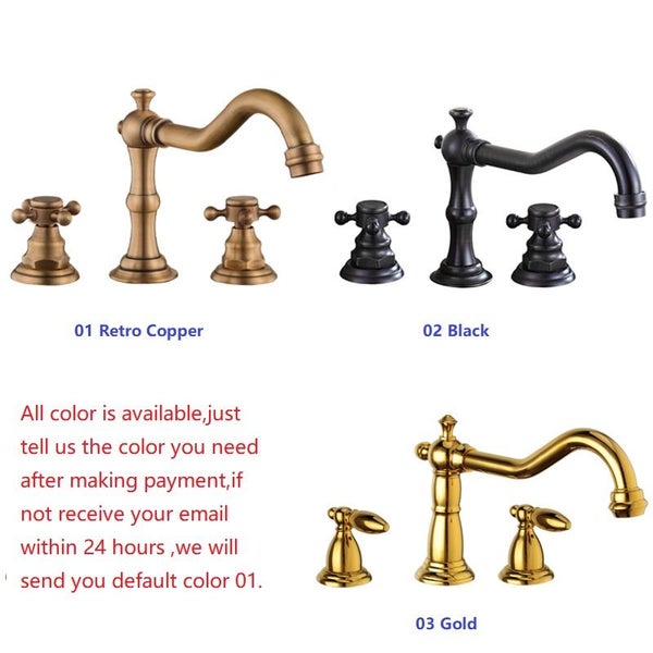 Retro Mixer Tap,Bathroom Faucet Kitchen Tap Mixers Taps Deck Mounted Taps Carousel 2