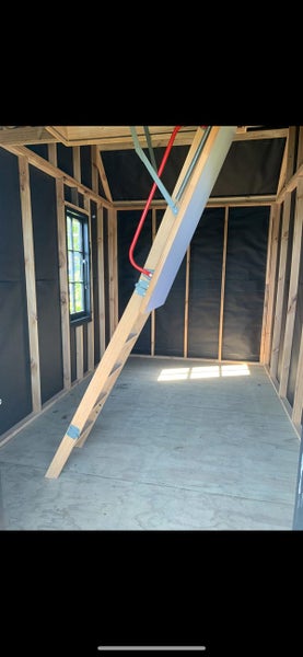 Sleepout Cabin. The Pinnacle Cabin with storage area Carousel 9
